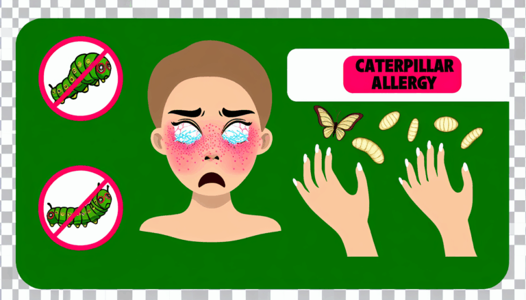 Tırtıl alerjisi böcek alerjileri